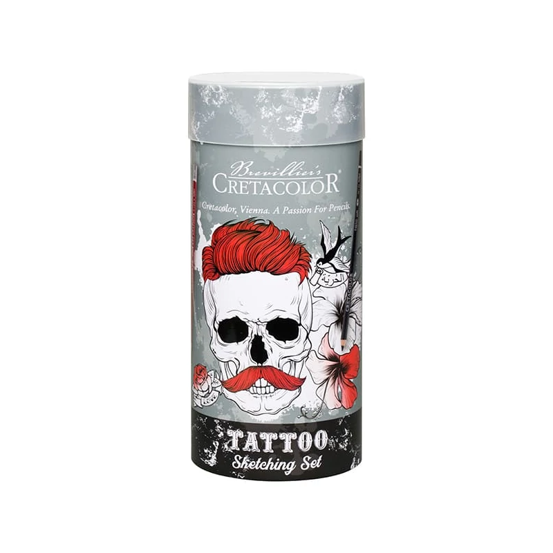 Cretacolor Tattoo Set rajz- és vázlatkészlet, 14 db-os