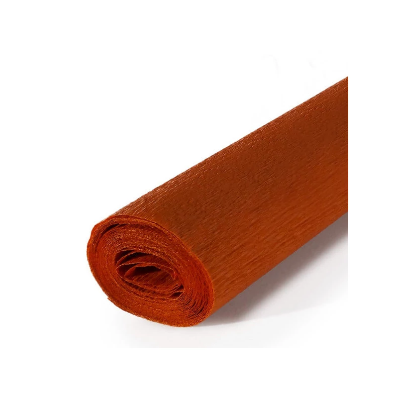 Krepp-papír, Educational, 40 g, 50x250 cm - 241 sienna barna, terra di siena brown