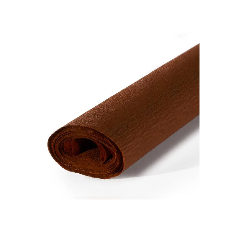 Krepp-papír, Educational, 40 g, 50x250 cm - 243 sötétbarna, testa di moro brown