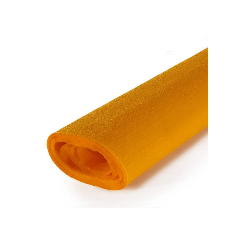 Krepp-papír, Educational, 40 g, 50x250 cm - 294 világos narancssárga, basic orange