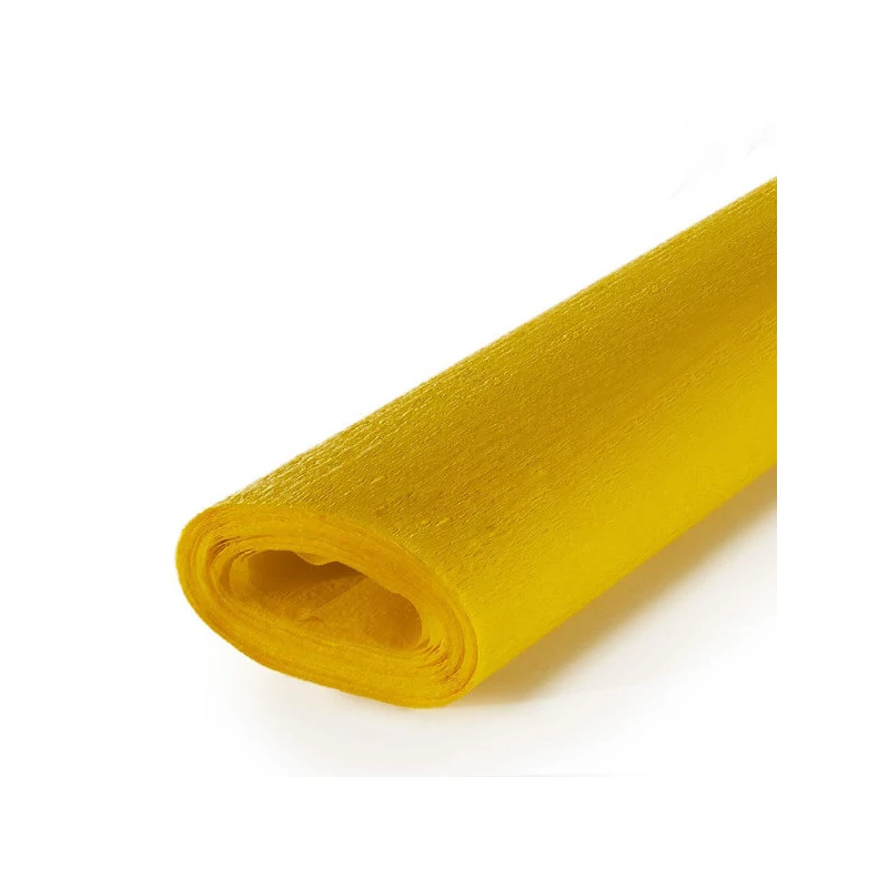 Krepp-papír, Educational, 40 g, 50x250 cm - 296 sárga, yellow