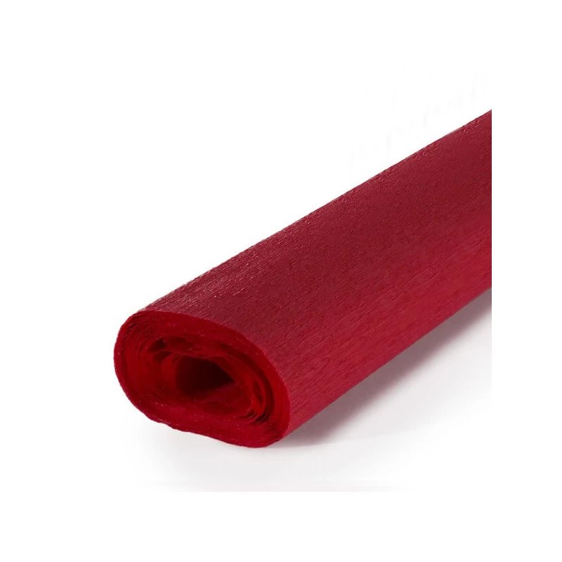 Krepp-papír, Educational, 40 g, 50x250 cm - 319 sötétpiros, red
