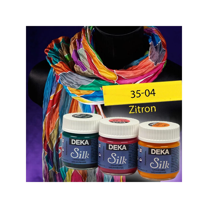 Deka Silk selyemfesték 50 ml - 04 citrom