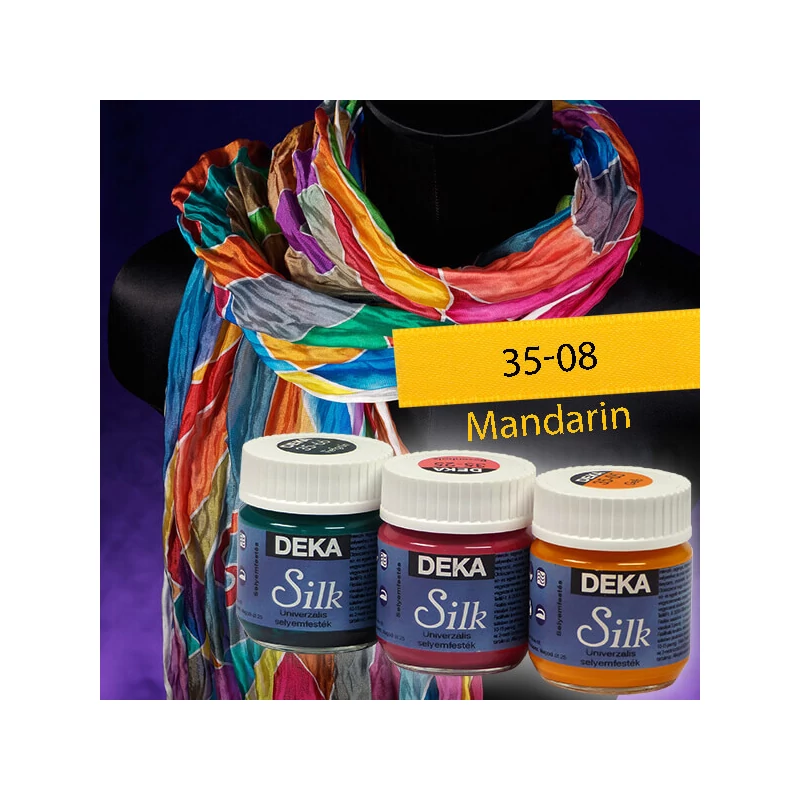 Deka Silk selyemfesték 50 ml - 08 mandarin