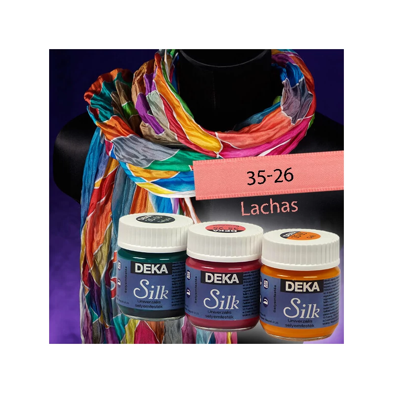 Deka Silk selyemfesték 50 ml - 26 lazac