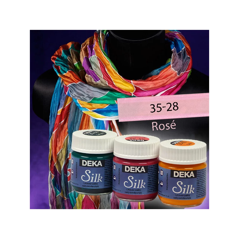 Deka Silk selyemfesték 50 ml - 28 rózsaszín