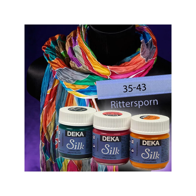 Deka Silk selyemfesték 50 ml - 43 búzavirágkék