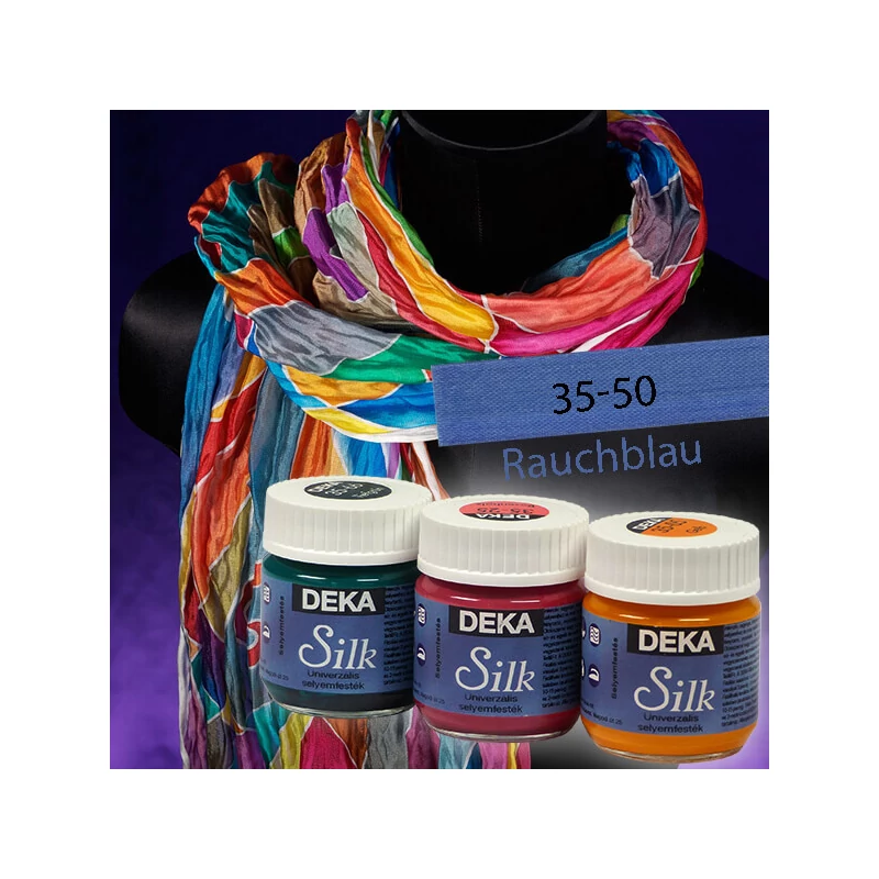 Deka Silk selyemfesték 50 ml - 50 füstkék