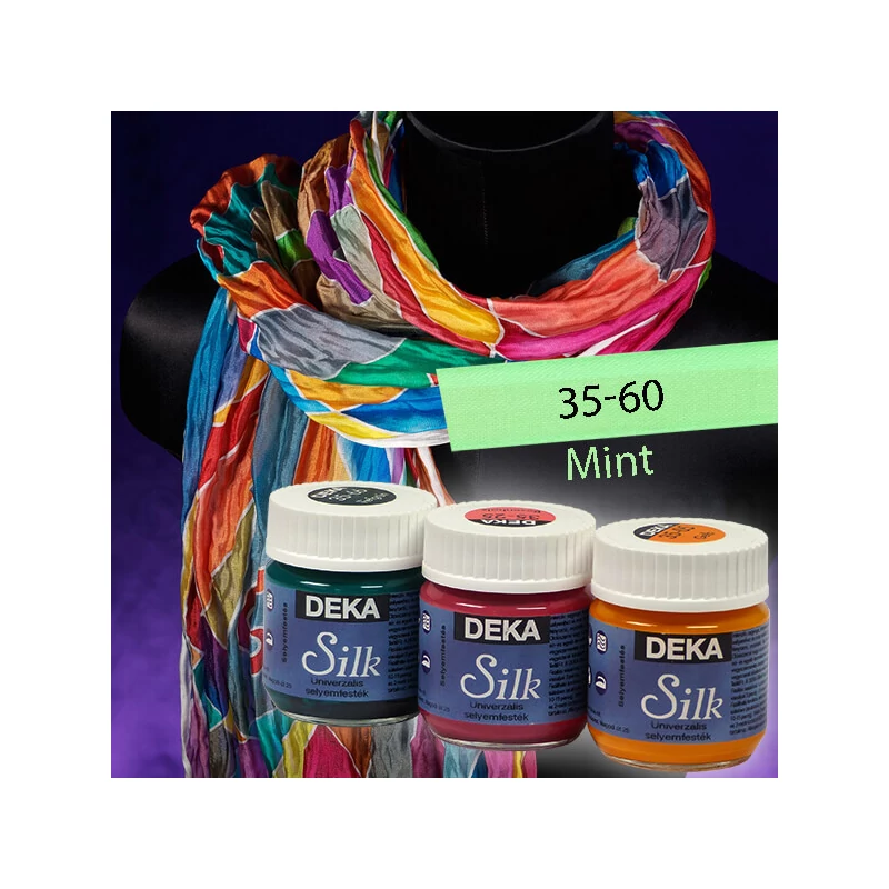 Deka Silk selyemfesték 50 ml - 60 mentazöld