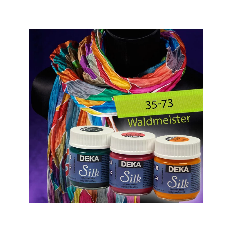 Deka Silk selyemfesték 50 ml - 73 erdőmesterzöld