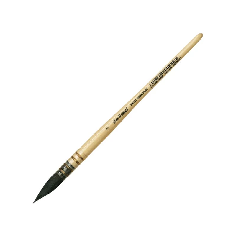 Da Vinci Petit Gris Pur 418 mókusszőr, kerek ecset - 3