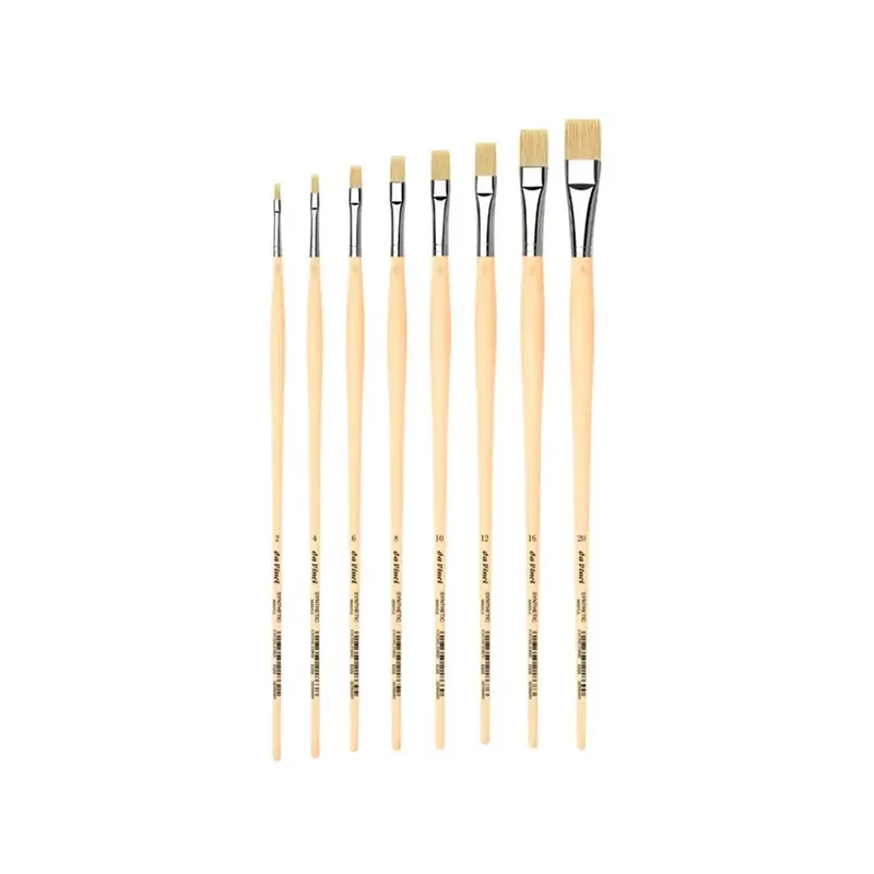 Da Vinci 5291 ecsetkészlet, szintetikus, lapos, 8 db