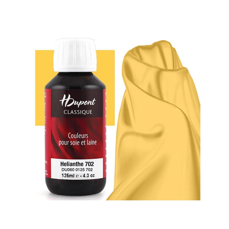 H Dupont Classique gőzfixálós selyemfesték 125 ml - 702 napraforgó, sunflower