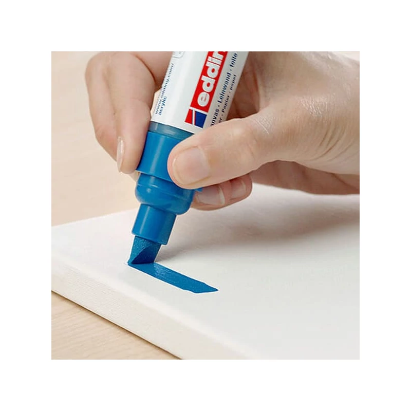 edding 5000 akril marker (filctoll), vágott végű, B (5-10 mm) - 903, gentian blue