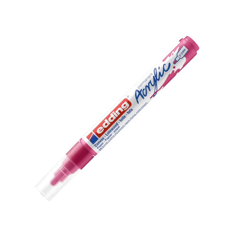 edding 5100 akril marker (filctoll), M (2-3 mm) - 909, telemagenta