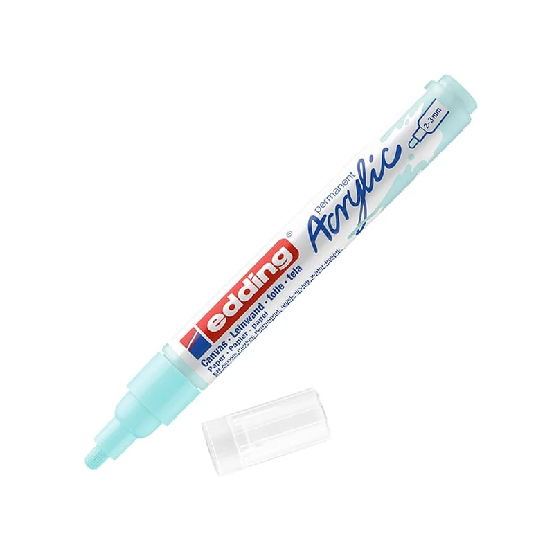 edding 5100 akril marker (filctoll), M (2-3 mm) - 916, pastel blue