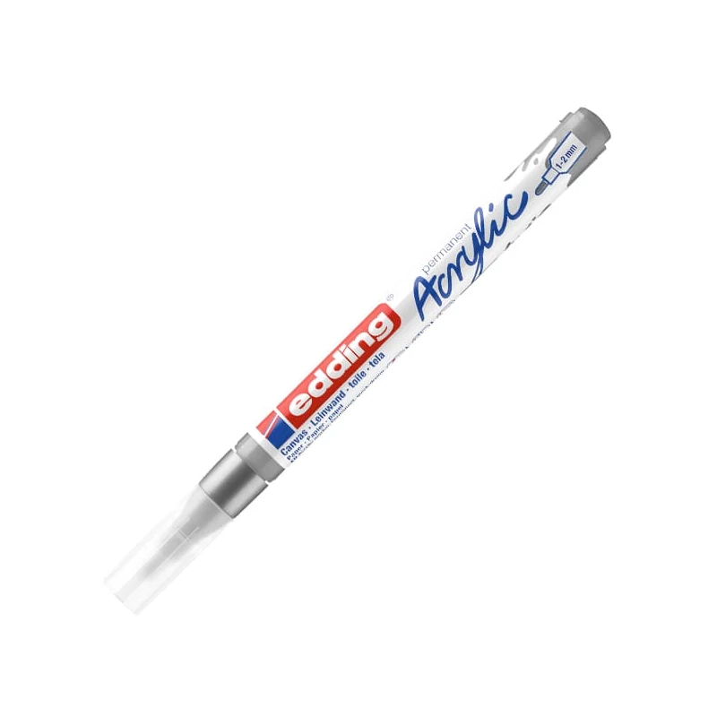 edding 5300 akril marker (filctoll), F (1-2 mm) - 923, rich silver