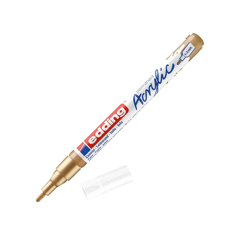 edding 5300 akril marker (filctoll), F (1-2 mm) - 924, rich gold