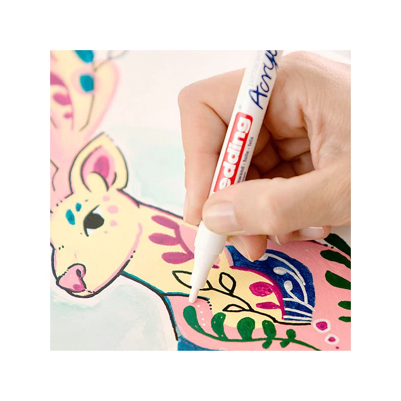 edding 5300 akril marker (filctoll), F (1-2 mm) - 923, rich silver