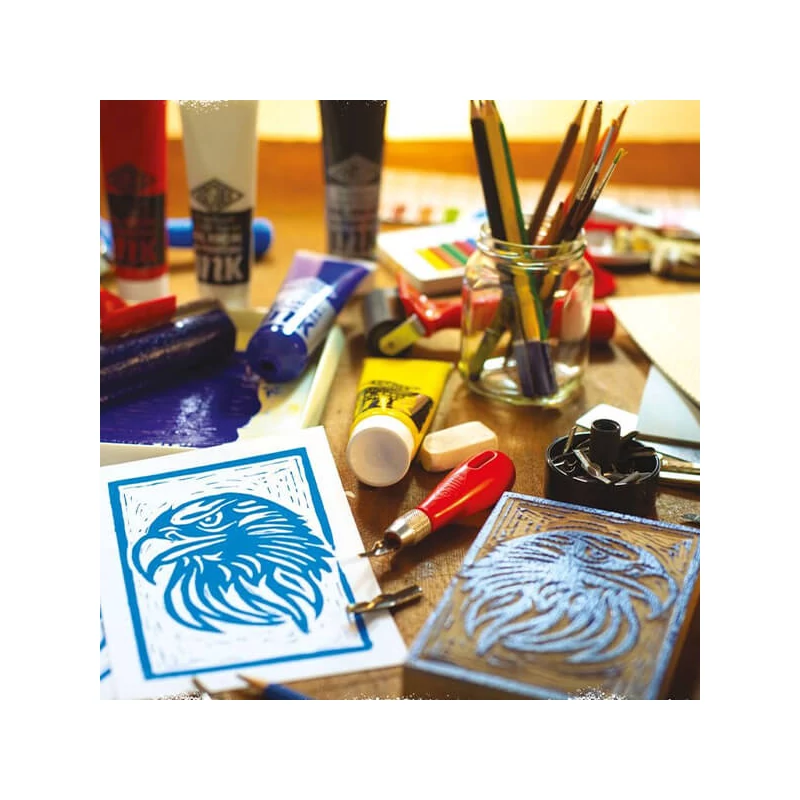 Essdee linófesték Lino Ink, 300 ml, vizes bázisú - 09 turquoise