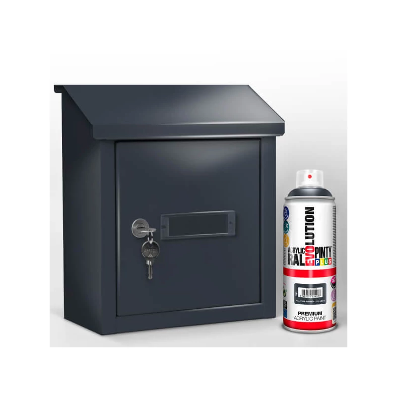 Akrilfesték spray, EVOLUTION fényes, 400 ml - RAL7016 anthracite grey