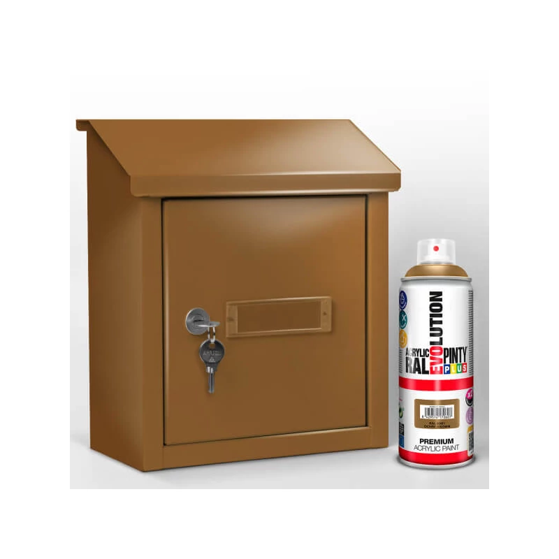 Akrilfesték spray, EVOLUTION fényes, 400 ml - RAL8001 ochre brown