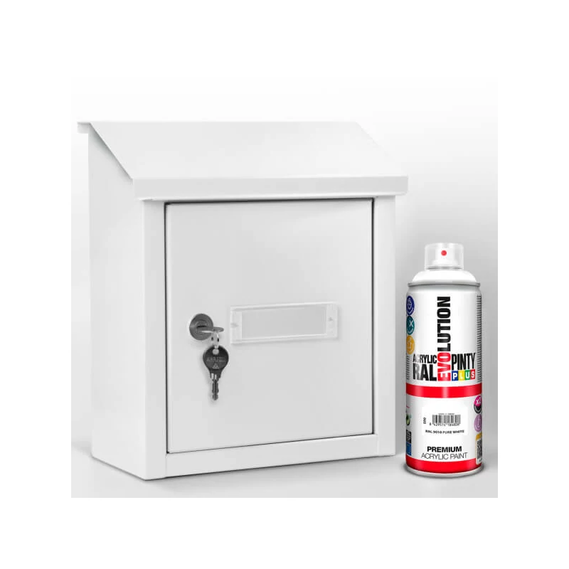Akrilfesték spray, EVOLUTION fényes, 400 ml - RAL9010 pure white