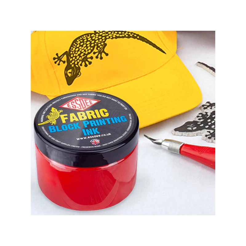 Essdee linófesték textilre, 150 ml, vizes bázisú - piros