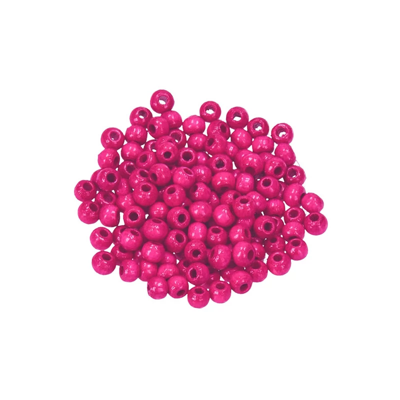 Fagyöngy, 4 mm, 150 db - 35, fényes pink