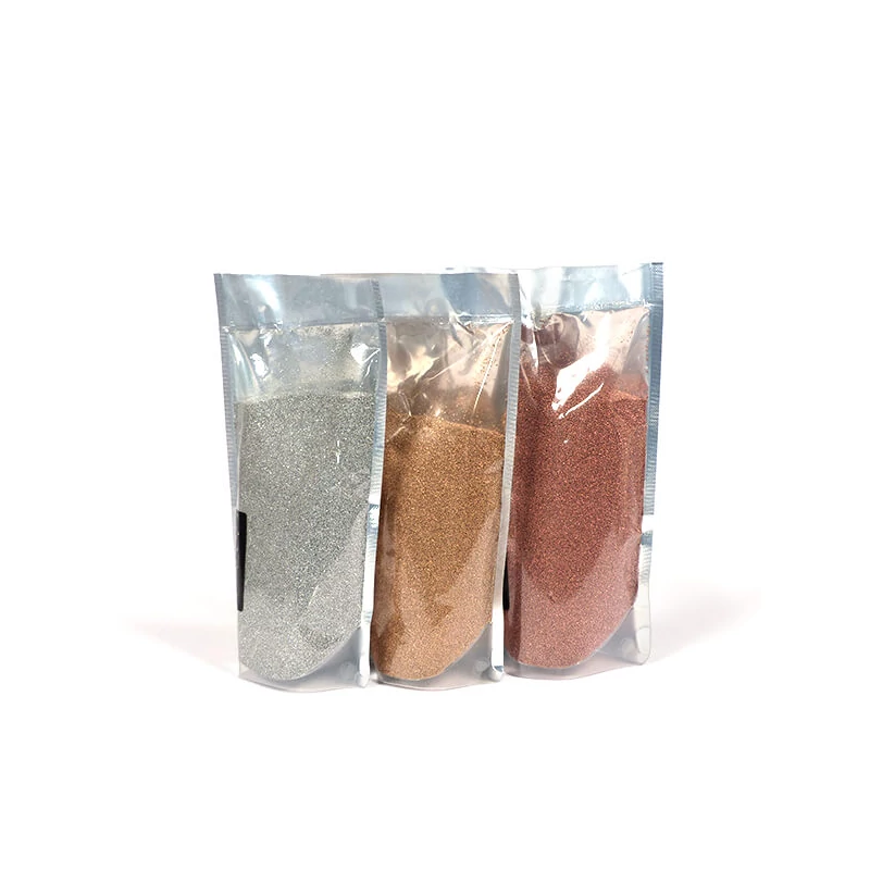 Dekorhomok, 500 g - metál ezüst