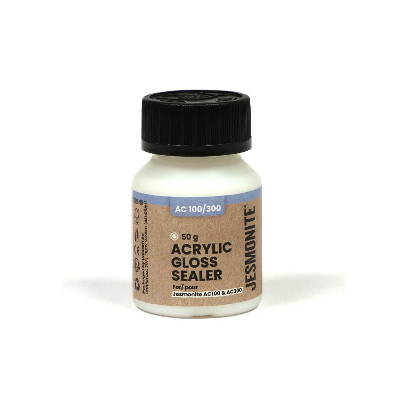 Jesmonite Acrylic Gloss Sealer akrilgyanta impregnáló folyadék, 50 g - fényes lakk