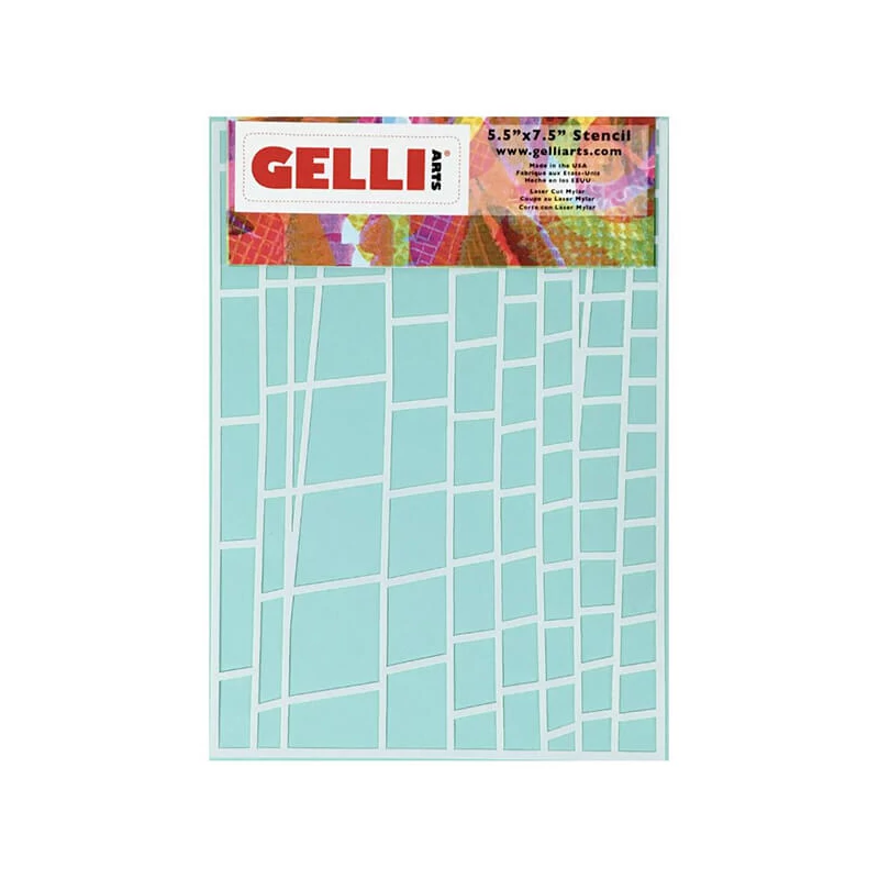 Stencil, Gelli Arts, 5x7