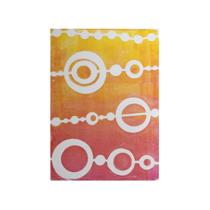 Stencil, Gelli Arts, 5x7
