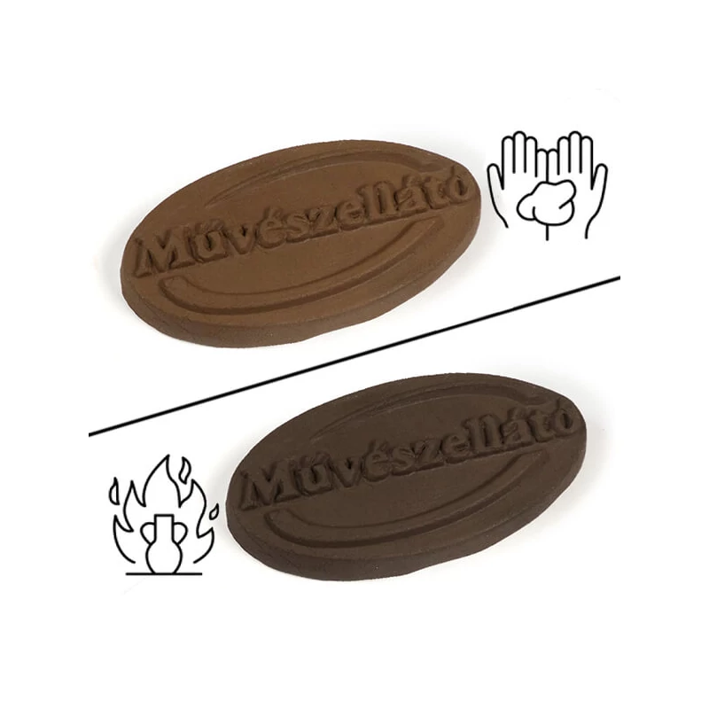Agyag, 1 kg - feketére égő