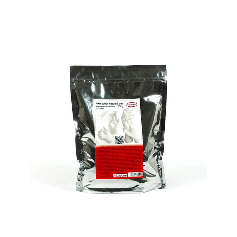 Kézszobor készítő por negatív forma készítéshez, 300 g, extra rugalmas, gyors