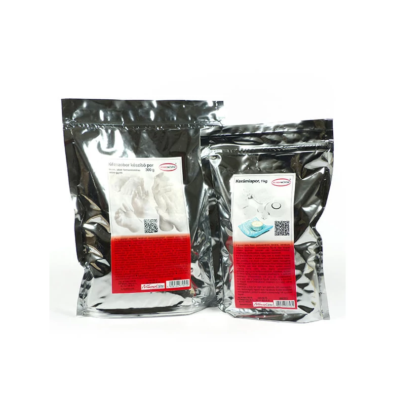 Kézszobor készítő por negatív forma készítéshez, 300 g, extra rugalmas, gyors