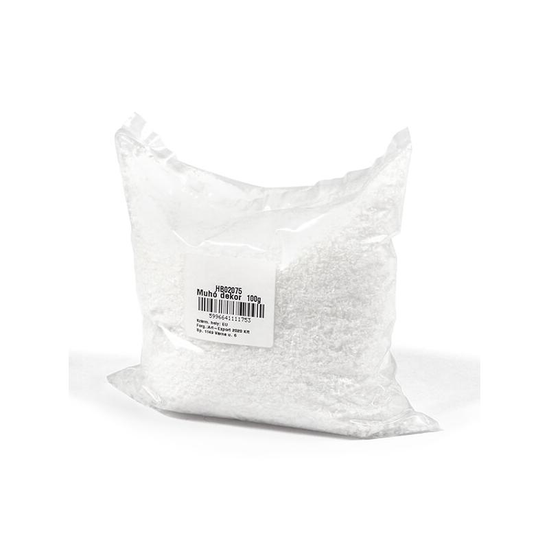 Műhó dekor - fehér, 100 g