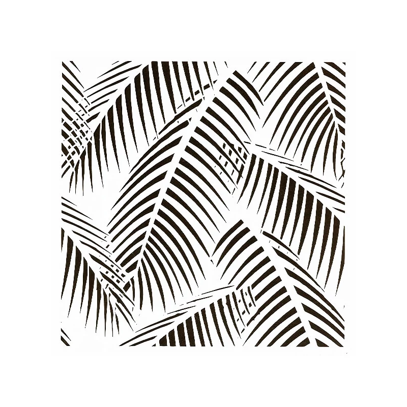 Stencil, Cadence, 25x25 cm - pálmalevelek