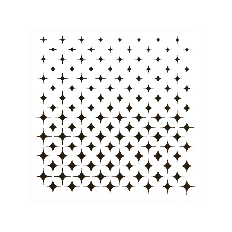 Stencil, Cadence, 25x25 cm - csillagok