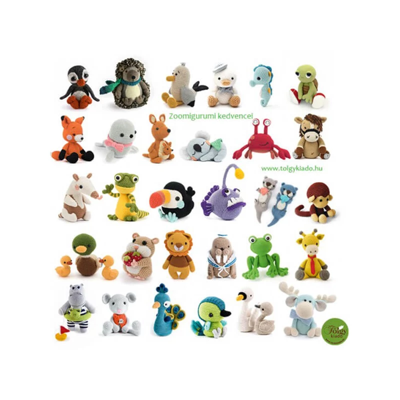Zoomigurumi kedvencei - 30 legnépszerűbb amigurumi figura