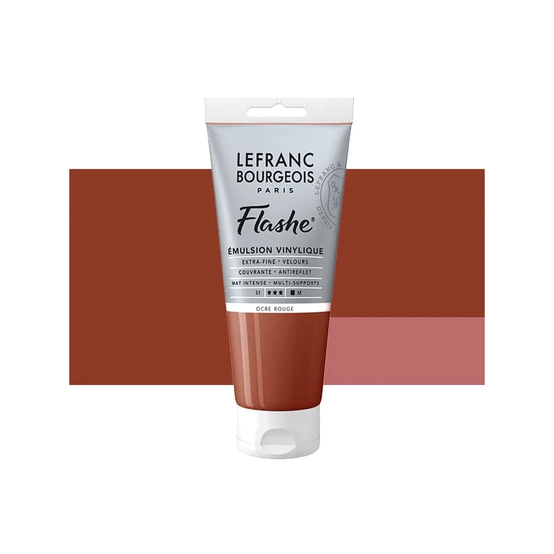 L&B Flashe vinil festék (akrilfesték), 80 ml - 306, red ochre