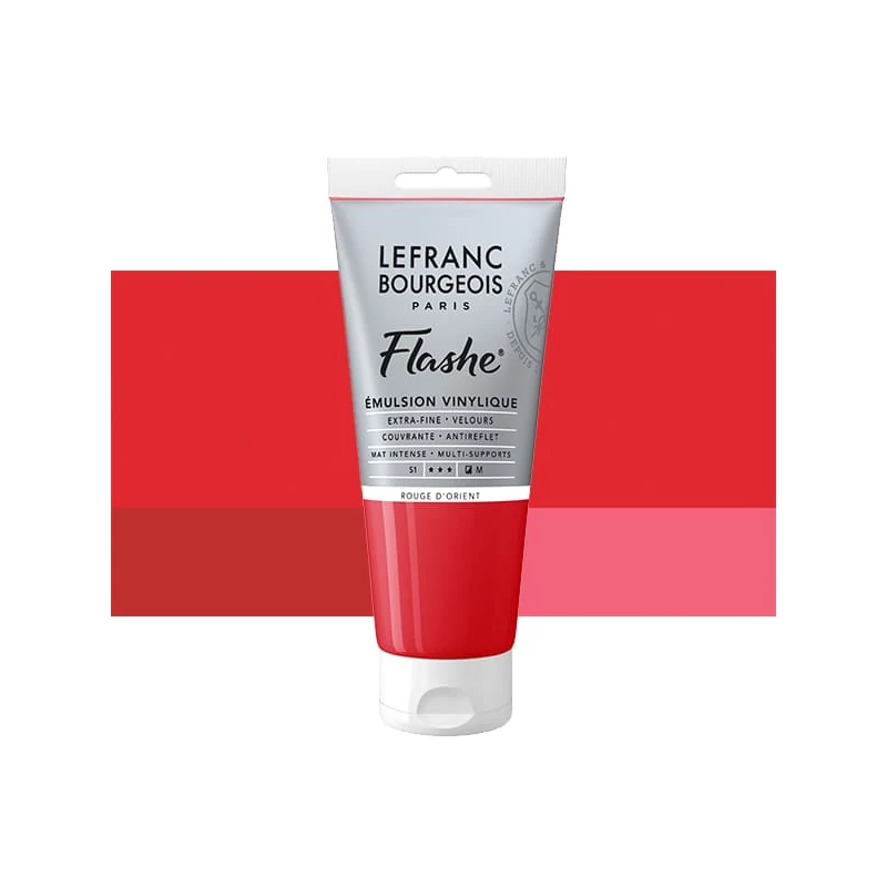 L&B Flashe vinil festék (akrilfesték), 80 ml - 382, oriental red