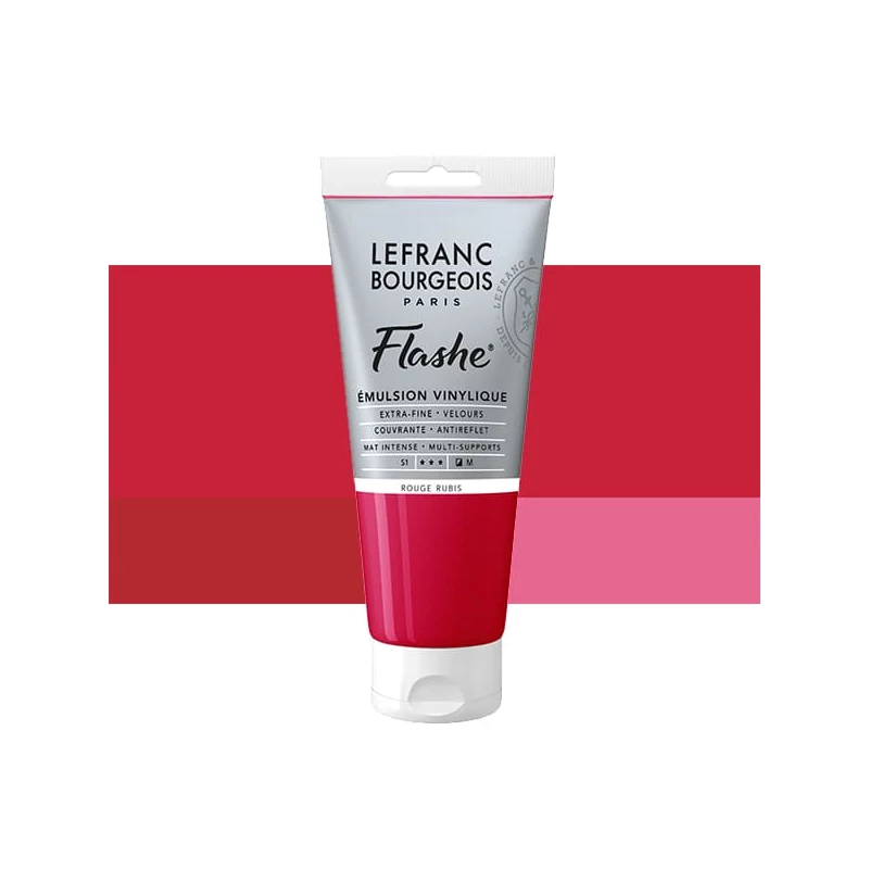 L&B Flashe vinil festék (akrilfesték), 80 ml - 388, ruby red