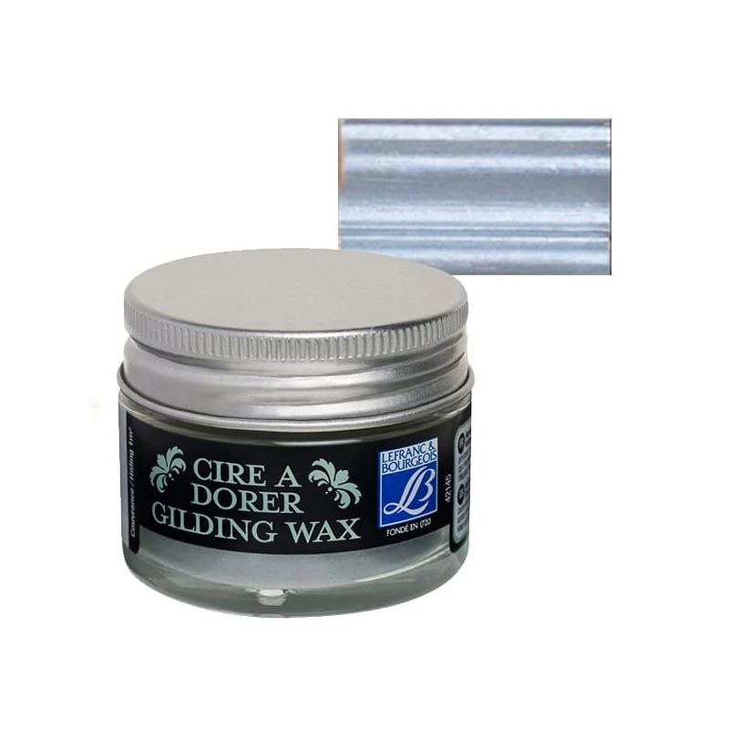 L&B Gilding Wax aranyozó viasz, 30 ml - silver