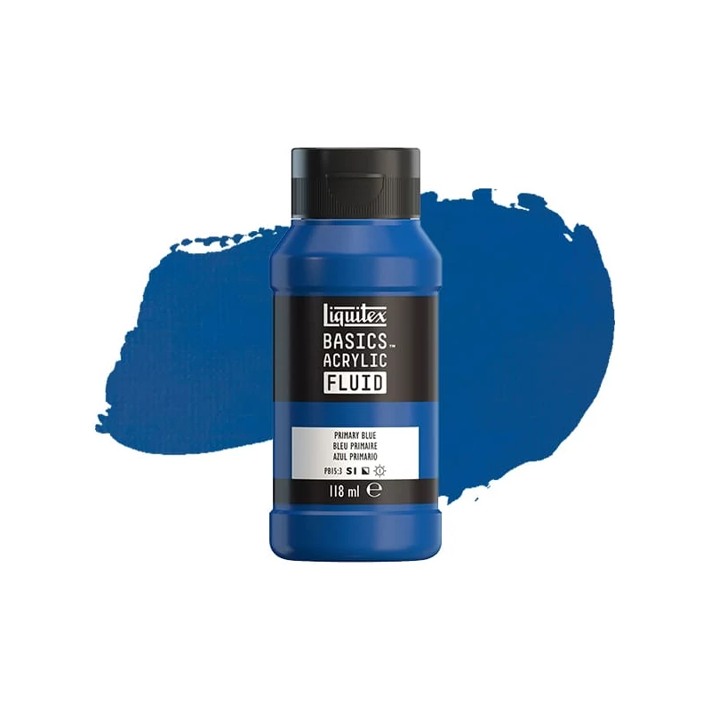Liquitex Basics Fluid akrilfesték, 118 ml - 420, primary blue