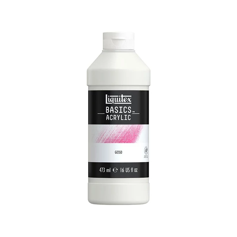 Liquitex Basics Gesso alapozó, 473 ml