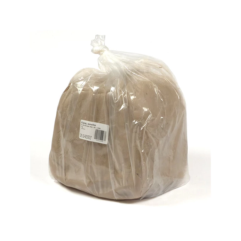 Agyag,  samottos, 5 kg - fehérre égő