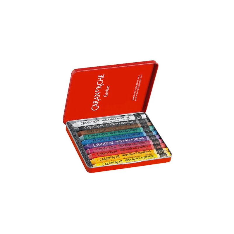 Caran d'Ache Classic Neocolor II akvarellkréta készlet - 10 db
