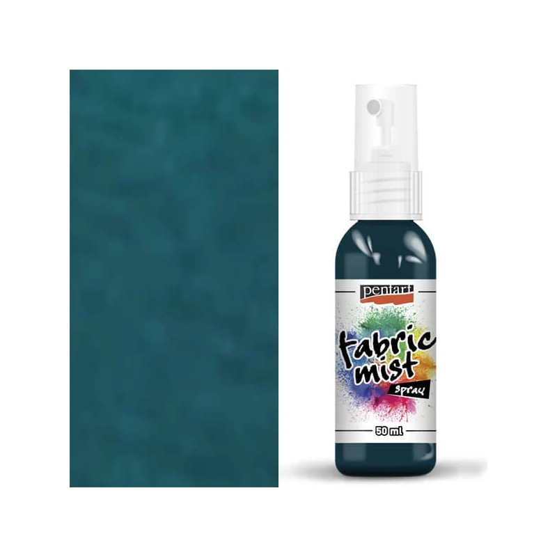 Pentart textilfesték spray, 50 ml - türkiz