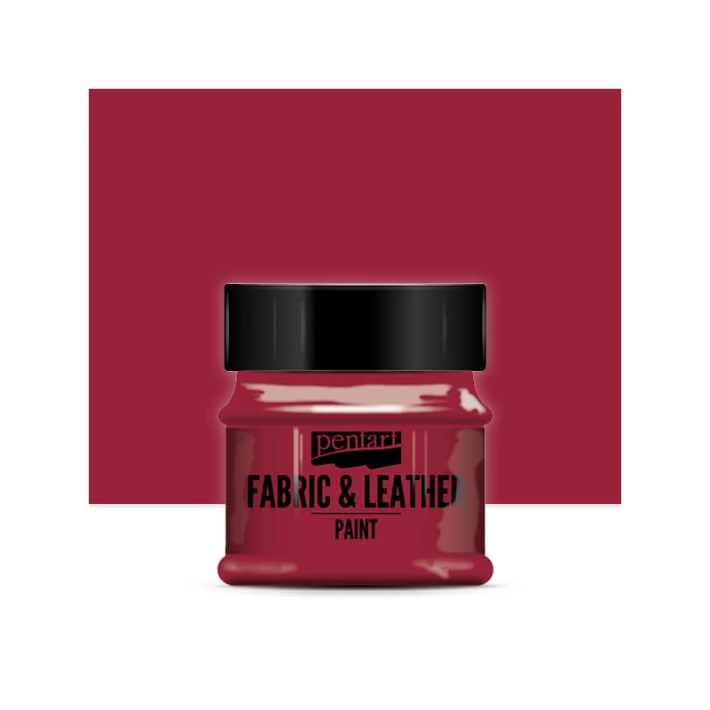 Pentart textil- és bőrfesték, 50 ml - piros
